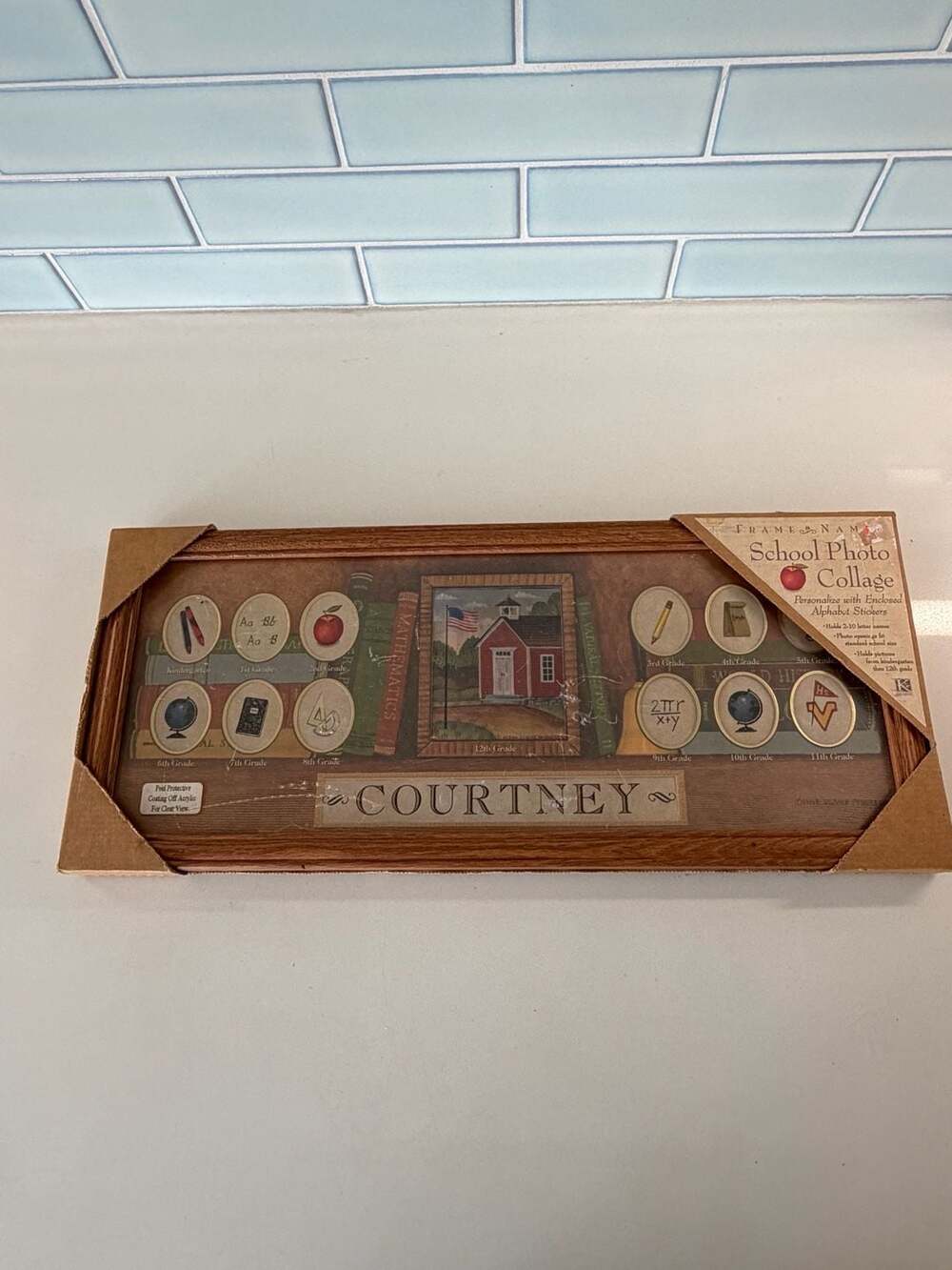 School Photo Collage Frame Diane Ulmer Pedersen Americana cottage Style